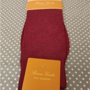 BRUNO CONTE MEN'S SILKY DRESS SOCK FASHION COLORS.